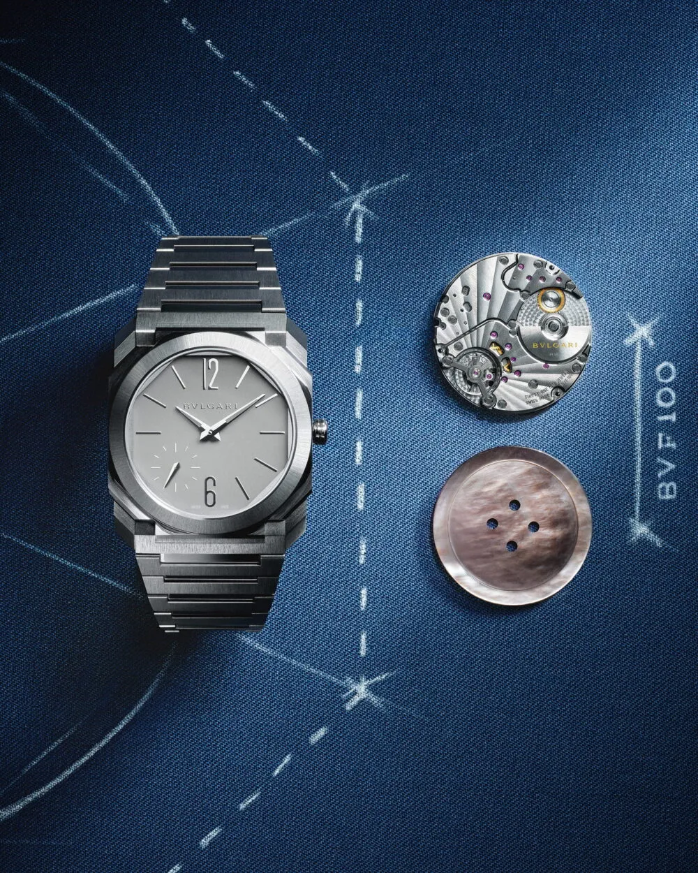 BVLGARI Octo Finissimo with BVL100 movement and caseback