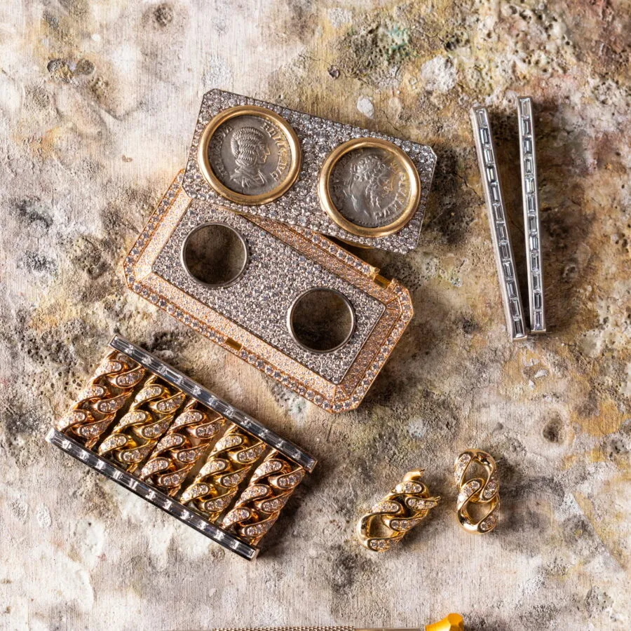 BVLGARI Monete - case components, coins and bracelet links