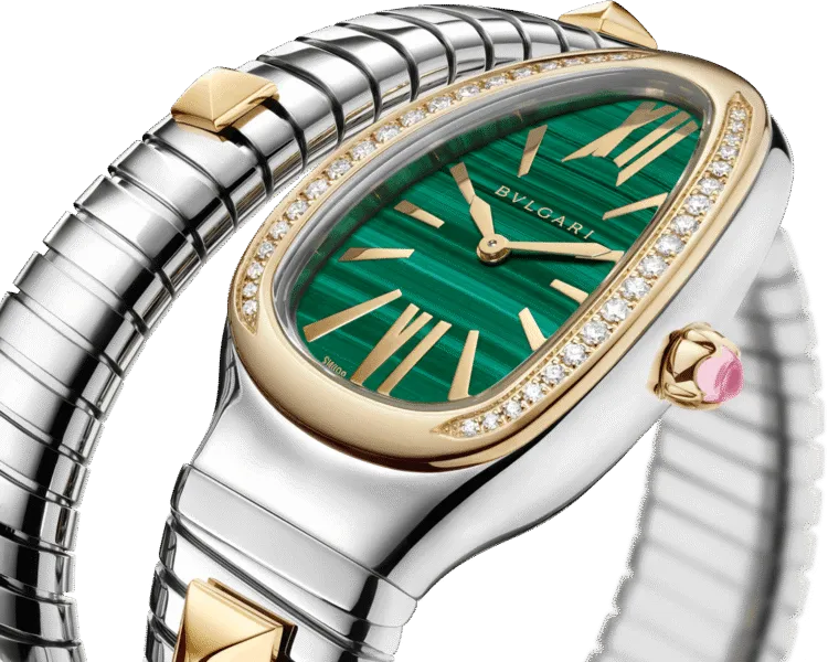 BVLGARI Serpenti Studs 104360 - front detail