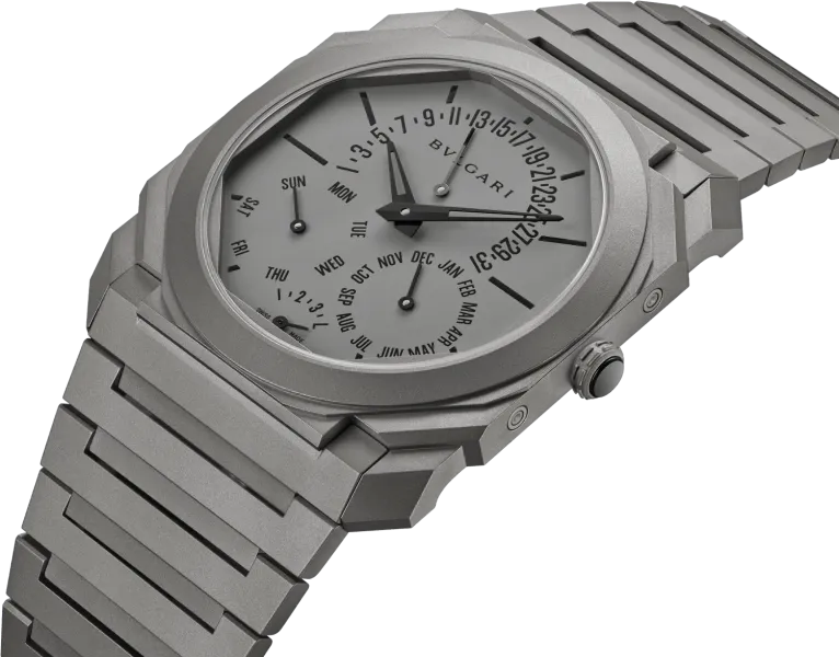 BVLGARI Octo Finissimo Perpetual Calendar 103200 - front detail